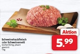 Markant Nordwest - Schweinehackfleisch Angebot im Prospekt Schweinehackfleisch bei Markant Nordwest im Prospekt "" für 5,99 €