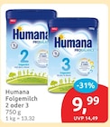 Folgemilch 2 von Humana im aktuellen budni Prospekt