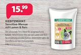 Sensitive-Menue mit Lamm & Reis im Angebot bei Kiebitzmarkt in Cottbus Sensitive-Menue mit Lamm & Reis Angebote von KIEBITZMARKT bei Kiebitzmarkt Cottbus für 15,99 €