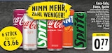 Aktuelle Coca Cola Angebote bei EDEKA in Soest Aktuelles Cherry, Light, Original Taste, Zero Sugar Angebot bei EDEKA in Soest ab 0,77 €