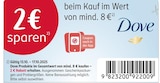 2€ Rabatt von Dove bei Rossmann im Angebot 2€ Rabatt von Dove im aktuellen Rossmann Prospekt