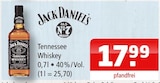 Tennessee Whiskey im Angebot bei Getränke Oase in Lünen Tennessee Whiskey Angebote von Jack Daniel's bei Getränke Oase Lünen für 17,99 €