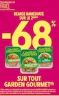 -68% Remise immédiate sur le 2ème sur tout Garden Gourmet - Garden Gourmet dans le catalogue Intermarché Express