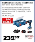Akku-Bohrschrauber im Angebot bei OBI in Buchholz Akku-Bohrschrauber Angebote von Bosch Professional bei OBI Buchholz für 239,99 €