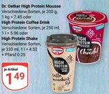 High Protein Mousse im Angebot bei GLOBUS in Kaarst High Protein Mousse Angebote von Dr. Oetker bei GLOBUS Kaarst für 1,49 €