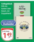 Collegeblock kariert im Angebot bei GLOBUS in St. Ingbert Collegeblock kariert Angebote bei GLOBUS St. Ingbert für 1,49 €