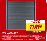 toom Baumarkt Wolfen - WPC-Zaun „Tim“ Angebot im Prospekt WPC-Zaun „Tim“ bei toom Baumarkt im Wolfen Prospekt für 49,99 €