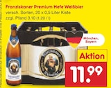 Franziskaner Premium Hefe Weißbier bei Netto Marken-Discount im Heideck Prospekt für 11,99 €