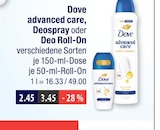 advanced care Deospray von Dove im aktuellen V-Markt Prospekt für 2,45 €