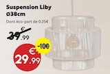 Suspension Liby dans le catalogue Maxi Bazar