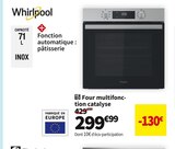 FOUR MULTIFONCTION CATALYSE OMR553CROX - WHIRLPOOL dans le catalogue Conforama