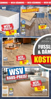 Laminat im aktuellen wohnen & sparen Stelter Prospekt (Münster) Laminat im wohnen & sparen Stelter Prospekt "LETZTE CHANCE. WSV RÄUMUNG." mit 10 Seiten (Münster)