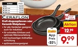 Profi-Alugusspfannen Angebote von Ceraflon bei Netto Marken-Discount Kiel für 9,99 €