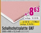 Schallschutzplatte GKF für 7,79 € bei Hornbach im Angebot Schallschutzplatte GKF im aktuellen Hornbach Prospekt