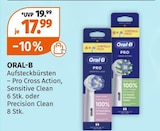 Aufsteckbürsten Pro Cross Action Sensitive Clean von ORAL-B im aktuellen Müller Prospekt für 17,99 €