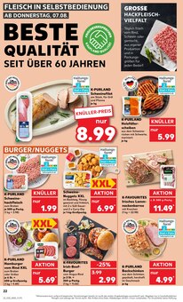 Hackfleisch im Kaufland Prospekt "Aktuelle Angebote" mit 60 Seiten (Paderborn)