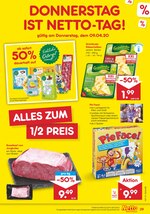 Netto Marken-Discount Prospekt "DONNERSTAG IST NETTO-TAG!", 2 Seiten, für Dinslaken, 09.04.2020 - 11.04.2020 Netto Marken-Discount Prospekt "DONNERSTAG IST NETTO-TAG!", 2 Seiten, für Dinslaken, 09.04.2020 - 11.04.2020