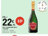 AOP champagne brut - TSARINE en promo chez E.Leclerc La Flèche à 22,41 €