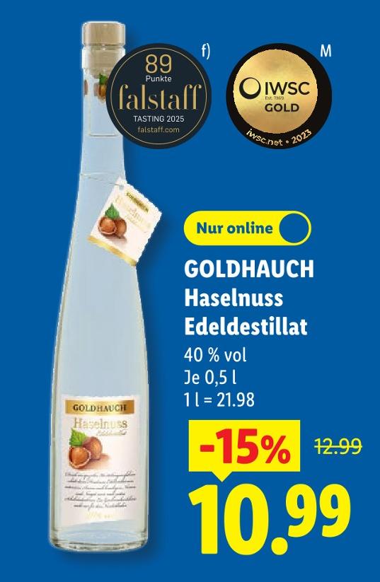 Haselnuss Edeldestillat
