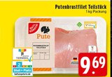 Putenbrustfilet Teilstück bei EDEKA im Mettingen Prospekt für 9,69 €