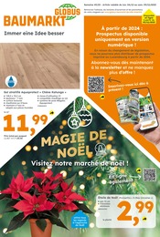 Catalogue Globus-Baumarkt à Thionville, avec 20 pages Prospectus Globus-Baumarkt à Thionville, "BAUMARKT Immer eine Idee besser", 20 pages, 04/12/2023 - 09/12/2023