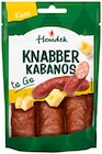 Knabber Kabanos to go Käse von Houdek im aktuellen REWE Prospekt für 1,49 €