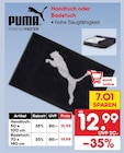 Handtuch von PUMA für 12,99 € bei Netto Marken-Discount im Angebot Handtuch von PUMA im aktuellen Netto Marken-Discount Prospekt