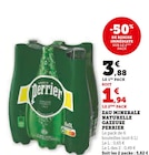 Eau Minérale Naturelle Gazeuse - Perrier dans le catalogue Super U