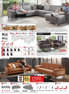 Sofa im Zurbrüggen Prospekt "40% AUF ALLES" mit 20 Seiten (Münster)