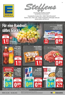 Aktueller EDEKA Prospekt "Aktuelle Angebote" Seite 1 von 24 Seiten für Köln
