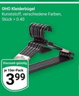 Kleiderbügel im Angebot bei GLOBUS in Ludwigshafen Kleiderbügel Angebote von OHO bei GLOBUS Ludwigshafen für 3,99 €