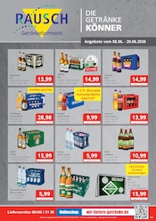 Aktueller Getränkefachmarkt Rausch Prospekt mit Coca Cola, "DIE GETRÄNKEKÖNNER", Seite 1