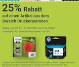 Aktuelle Drucker Angebote bei GLOBUS in Jena Aktuelles 25 % Rabatt Angebot bei GLOBUS in Jena