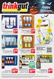 Trinkgut Supermarkt Prospekt der aktuellen Woche mit 6 Seiten, gültig von 26.10.2026 bis 31.10.2026, in Beckingen und Umgebung Aktueller Trinkgut Supermarkt Prospekt in Beckingen und Umgebung, "Aktuelle Angebote" mit 6 Seiten, 26.10.2026 - 31.10.2026