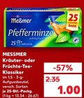 Kräuter- oder Früchte-Tee-Klassiker Angebote von Meßmer bei Kaufland Menden für 1,00 €