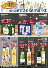 TOP Getränke Prospekt für Neuss mit 4 Seiten TOP Getränke Prospekt für Neuss: "Aktuelle Angebote", 4 Seiten, 11.12.2023 - 16.12.2023
