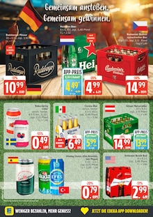 Bier im aktuellen EDEKA Prospekt (Rostock) Bier im EDEKA Prospekt "Top Angebote" mit 27 Seiten (Rostock)