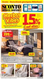 Kissen im Sconto SB Prospekt in Kiel Aktueller Sconto SB Prospekt mit Kissen, "SSV 15% AUF ALLES", Seite 1