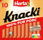 Knacki - HERTA - Lidl à Levallois-Perret Knacki - HERTA en promo chez Lidl Levallois-Perret à 1,66 €