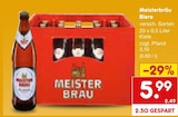 Biere Angebote von Meisterbräu bei Netto Marken-Discount Zossen für 5,99 €