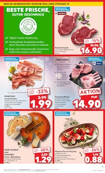 Rindfleisch Angebot im aktuellen Kaufland Prospekt auf Seite 3