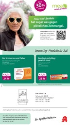 Apotheke Prospekt von mea - meine apotheke in Mörfelden-Walldorf Aktueller mea - meine apotheke Apotheken Prospekt für Mörfelden-Walldorf: Unsere Juli-Angebote mit 4} Seiten, 01.07.2025 - 31.07.2025