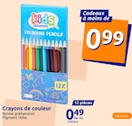 Crayons de couleur - Kids Creative dans le catalogue Action