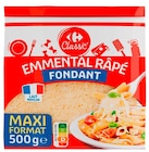 Emmental français râpé 29 % M.G. à Carrefour dans Fixin