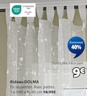 Promo Rideau DOLMA à 9,00 € dans le catalogue Jysk à Noyon