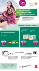 mea - meine apotheke Apotheken Prospekt der aktuellen Woche mit 4 Seiten, gültig von 01.09.2026 bis 30.09.2026, in Brühl und Umgebung Aktueller mea - meine apotheke Apotheken Prospekt in Brühl und Umgebung, "Unsere September-Angebote" mit 4 Seiten, 01.09.2026 - 30.09.2026