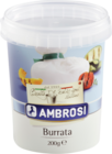 BURRATA AMBROSI - AMBROSI en promo chez Auchan Hypermarché Poitiers à 2,99 €