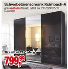 Aktuelles Schwebetürenschrank Kulmbach-A Angebot bei Die Möbelfundgrube in Saarbrücken ab 799,99 €