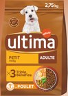 Croquettes petit chien adulte poulet - Ultima en promo chez Intermarché Grenoble à 3,90 €