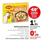 Bouillon - Maggi en promo chez Super U Joué-lès-Tours à 0,60 €